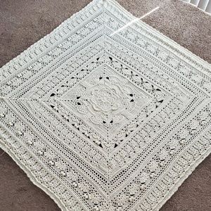 Handmade crochet blanket